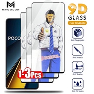 Clear Gorilla 9D Full Cover Tempered Glass For Xiaomi Poco C75 C61 C65 C55 C40 F6 F5 X6 X5 X4 X3 NFC