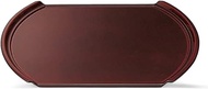 J-kitchens Obon Sakamenten Small Size Flight Tray (Bon Tray, Omon), 14.6 inches (37 cm), Lacquer (AB