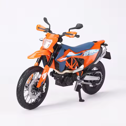 Maisto 1:12 2023 KTM 690 SMCR Motorcycle Alloy Car Model Collection