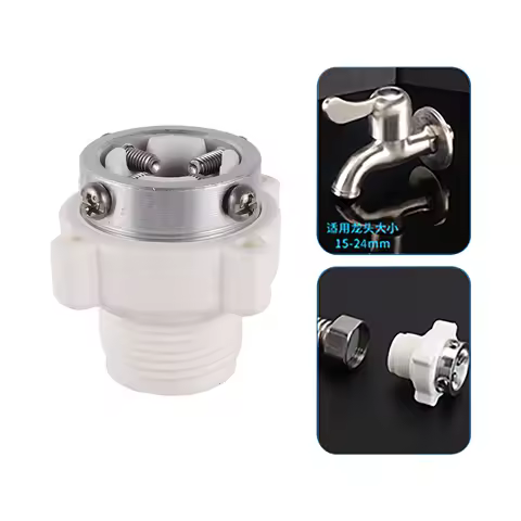 3/4"Hose Connector 16mm Washing Machine Faucet Hose Connector Watering Irrigation Accessories for Po