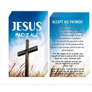 25 pcs Bible verse gospel message cards Bible verse cards