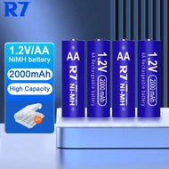 AA Ni-aa Battery charger R7,1.2v,2000mah, Camera & Toy AAA