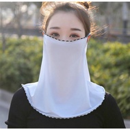 Sun protection mask full face uv hangers neck neck one web celebrity shade face shield driving cycling veil