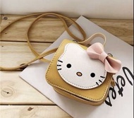 kitty 貓 韓版斜背包 小背包 單肩包 零錢包 精品 可愛 學生 小孩兒童 少女 禮物 禮品 日本 凱蒂貓