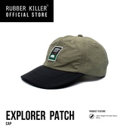 {hot} Rubber Killer - EXPLORER PATCH - WRINKLED NYLON CAP (หมวกแก๊ป หมวกผู้ชาย หมวกผู้หญิง)