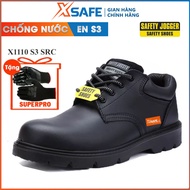 Giày bảo hộ lao động nam Jogger x1110 S3 da bò thật chống thấm nước mũi composite lót chống đinh kev