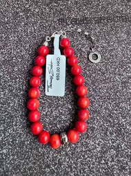 Thomas Sabo 紅色好運連連珠子純銀手鍊