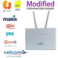 WIFI Modem 4G LTE/5G Router Modem Modified Unlimited Unlock WIFI Hotspot 4LAN Port RS980+
