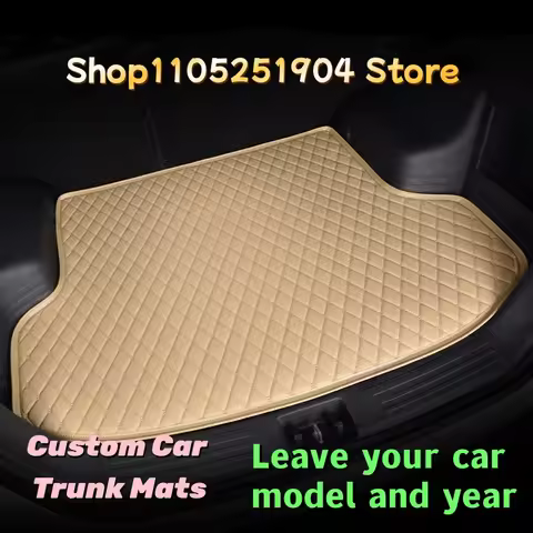 Artificial Leather Cargo Liner Custom Car Trunk Mats For BMW X5M 2014 2015 2016 2017 2018 2019 Car M