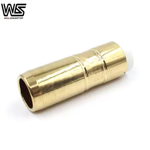 WS Gas Nozzle 4491 3/4" Brass for Bernard Q/S MIG Welding Guns PK/2