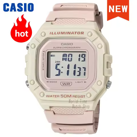 Casio watch Waterproof Sports Fashion Outdoor Multifunction Electronic Watch relogio masculino W-218