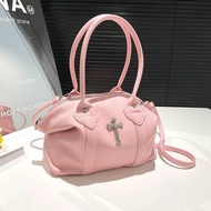 Movi Katie Túi Tote da PU thời trang với chi tiết chéo cho mùa hè