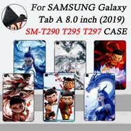 For Samsung Galaxy Tab A 8.0 inch 2019 SM-T290 T295 T297 Anime Nezha High Quality TPU Anti-Drop Tabl