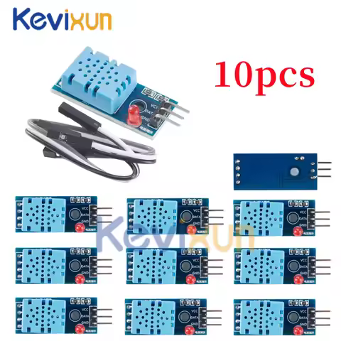 1-10pcs/Smart 3pin KY-015 DHT-11 DHT11 Digital Temperature And Relative Humidity Sensor Module + PCB