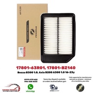 17801-63R01, 17801-BZ140 Perodua air filter for Bezza B300 1.0, Axia B200 A300 1.0 16-23y