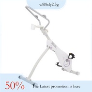 Bike Exercise Folding Spin Bike Adjustable Pedal Exerciser Anti Slip Stationary Bike