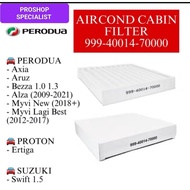 Perodua Cabin Filter 014520-2990 CA-1253 For Perodua Alza Myvi Lagi Best Axia, Air Cond Filter, Pena