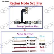 Power Volume Flex Cable For Xiaomi Redmi Note 5 Pro Note5 On OFF Out Side Buttons Keys Switch Flex Cable