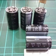 (แพ็ค1ตัว/แพ็ค10ตัว/แพ็ค20ตัว) C 1000UF 70V คาปาซิเตอร์ELNAสีดำทนร้อนสูง 125C ขนาด 18x32mm ตัวเก็บปร