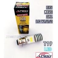 ✅ T19 LED BULB LC135 V1 V2 V3 EX5 DREAM WAVE SRL BULB LC135 LED BULB EX5 LC LED MENTOL DEPAN PUTIH W