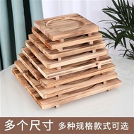 Wooden Board Mat Barbecue Stone Bowl Stone Pot Backing Board Grilling Pan Charcoal Grilling Board Ca