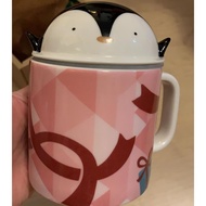 Starbucks 2019 Christmas 120z little Penguin Mug with Lid