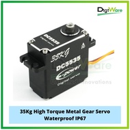 35Kg High Torque Metal Gear Servo Waterproof IP67 | Servo 35Kg
