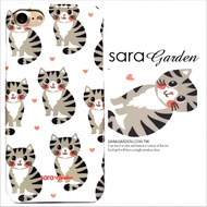 【Sara Garden】客製化 手機殼 蘋果 iphone7 iphone8 i7 i8 4.7吋 愛心 貓咪 保護殼 硬殼