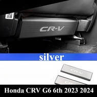รถฮอนด้า CRV 6th G6 2023 2024 CRV สแตนเลสแผ่นรองรีดป้องกันการเตะหลังเบาะ
