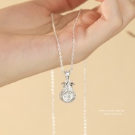 JYJIAYUJY S999เงินแท้ดั้งเดิมทั้งหมด100% 45ซม. สร้อยคอลูกปัดมีในสต็อกใหม่กระเป๋าโชคดีสไตล์จีนคุณภาพส