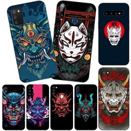 Case For Samsung Galaxy S9 S8 PLUS Phone Cover Japanese oni mask