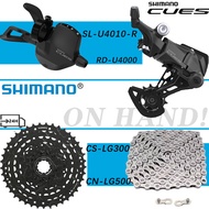SHIMANO CUES U4010 1X9 Speed Groupset U4010 Shifter U4000 RD LG300/LG400 Cassette LG500 Chain MTB