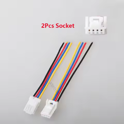 For Nissan March NV200 Qashqai Car Light Socket Wire Harness Connector Accessories 2PC