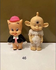 懷舊 BB 吱吱玩具 porky pig 香港 浴火鳳凰 台灣 香港製造 made in Hong Kong 價錢請看內文 （46）