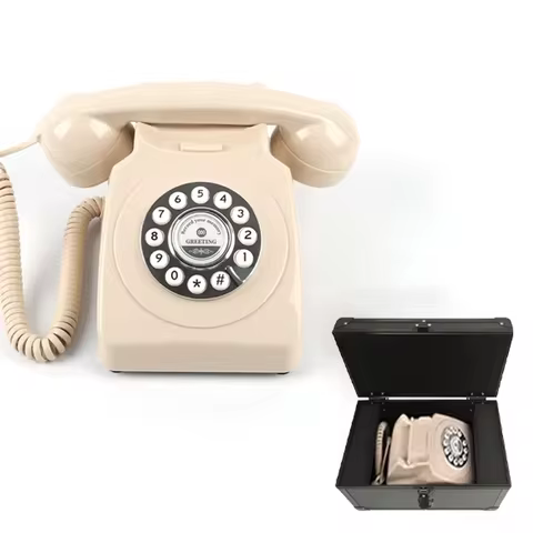 Audio Guest Book Wedding Phone Bridal Gifts Vintage Guest Book Telephone Record Customized Voice Mes