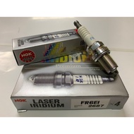 (NEW STOCK) (100% ORIGINAL ) NGK Laser Iridium Spark Plug FR6EI (4PCS) - Inspira / Lancer / ASX 2.0 