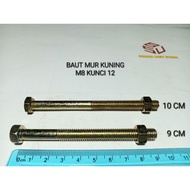 Bolt Nut m8*90 - m8*100 Yellow key 12 / BMK m8*90 - m8*100