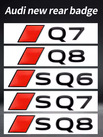 Suitable for AUDI SQ8 SQ7 SQ6 A3 A5 S5 S3 S6 RSQ8 etron sportback logo modification alphanumeric dec