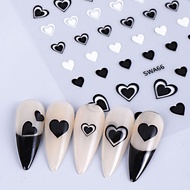 French Long Nails Love Nail Stickers Women Romantic Lines Nail Love Art Remove To Easy Sticker U4u4