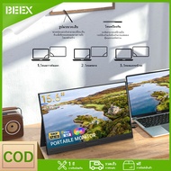 BEEX Monitor 15.6 Inch Portable Monitor 1080p IPS Monitor ลำโพงคู่ในตัว HDMI USB-C Gaming Monitor สำ