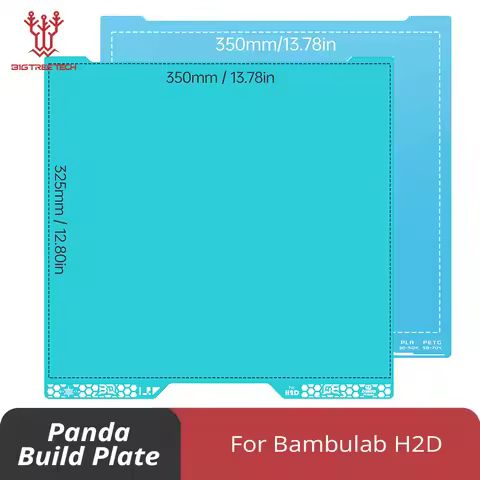 BIGTREETECH Panda Build Plate CryoGrip Pro 350x325mm Double-side Heatbed 3D Printer Parts For Bambul