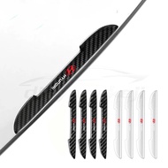 [Ready Stock]Hyundai 4pcs/set Transparent/Carbon Fiber Car Door Edge Anti-scratch Protector Strip Ca