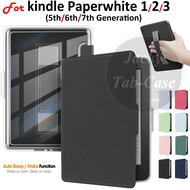 Handheld Acrylic Case For Kindle DP75SDI EY21 Paperwhite 7th 6th 5th Generation 6", KPW 1 2 3 Flip C