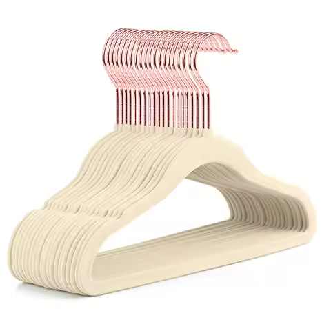 10Pcs /Lot 30 cm 35cm Custom Wholesale Children's Baby Velvet Clothes Hanger Store Wardrobe Home Clo