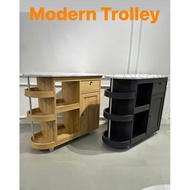 Lanson Trolley Storage Organizer Dining Japandi muji Cupboard Kitchen Organizer