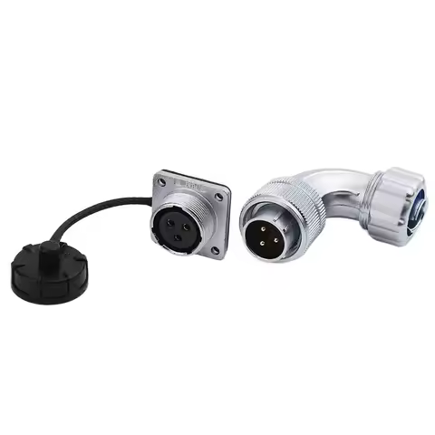 WEIPU WS20 TR+Z Male Plug Female Socket Power Equipment Panel Power Adapter Industrial Connector IP6