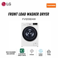 LG Front Load Washer Dryer with AI Inverter Direct Drive 9/5KG FV1209D4W