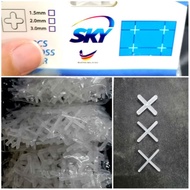 <SKY> Tile Spacer / Mosaic Spacer / T Mosaic - 1.5mm , 2.0mm , 3.0mm