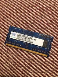 DDR3 PC3 2GB Nanya Ram with high quality chips, easy to upgrade your laptop. 南亞正品 DDR3 2G Nanya PC3 筆電記憶體 採用南亞原廠顆粒 品質可靠效能佳 七日內有問題可更換。