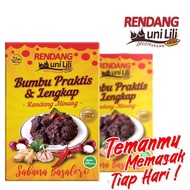Bumbu Rendang Instan - Rendang uni lili Bumbu Rendang Praktis & Lengkap utk 1 KG Daging Rendang Uni